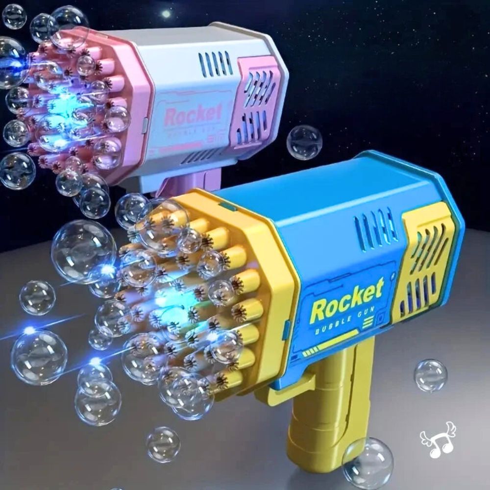 Pistolet à Bulles Rocket – 40 Trous