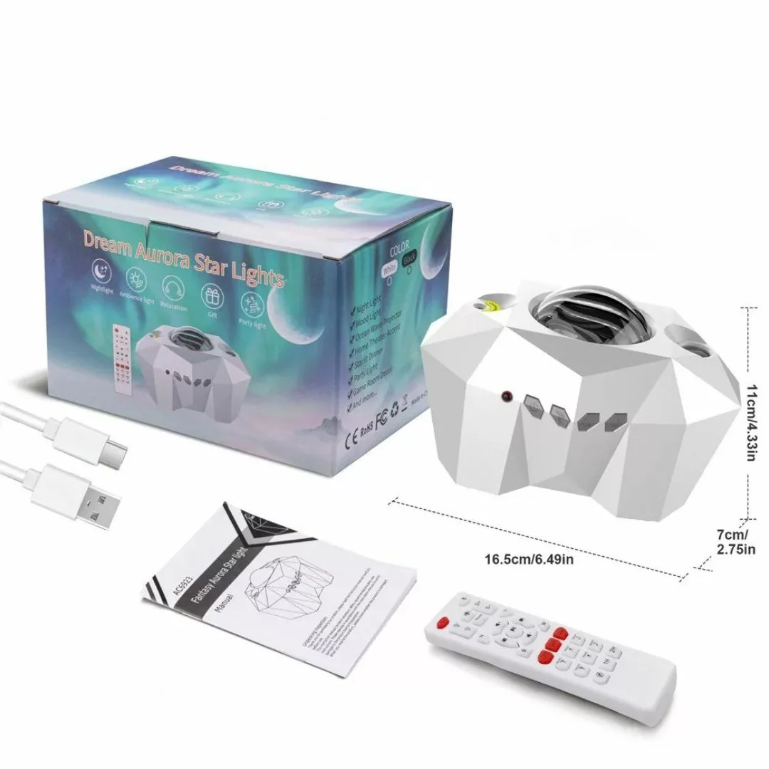 Projecteur étoilé rotatif sans fil pour soirée – Ambiance magique instantanée pour fêtes, enfants et détente totale – Image 3