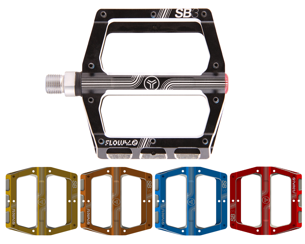 Pédales SB3 FLOWY AM 2 Aluminium – ORANGE – Image 2