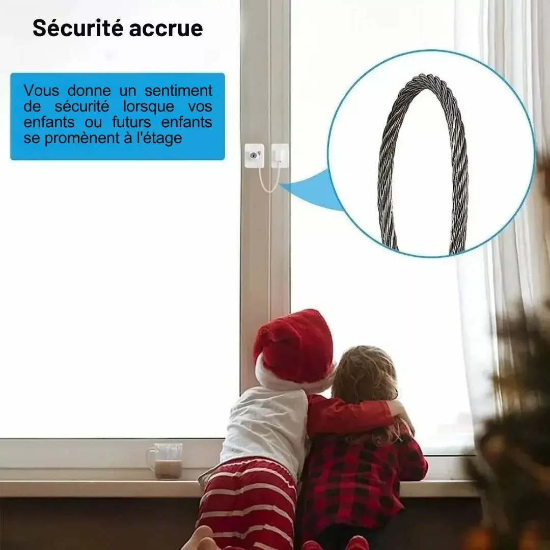 securite enfant fenetre – Verrou de sécurité anti-ouverture pour protéger bébé et enfant à la maison – Image 7