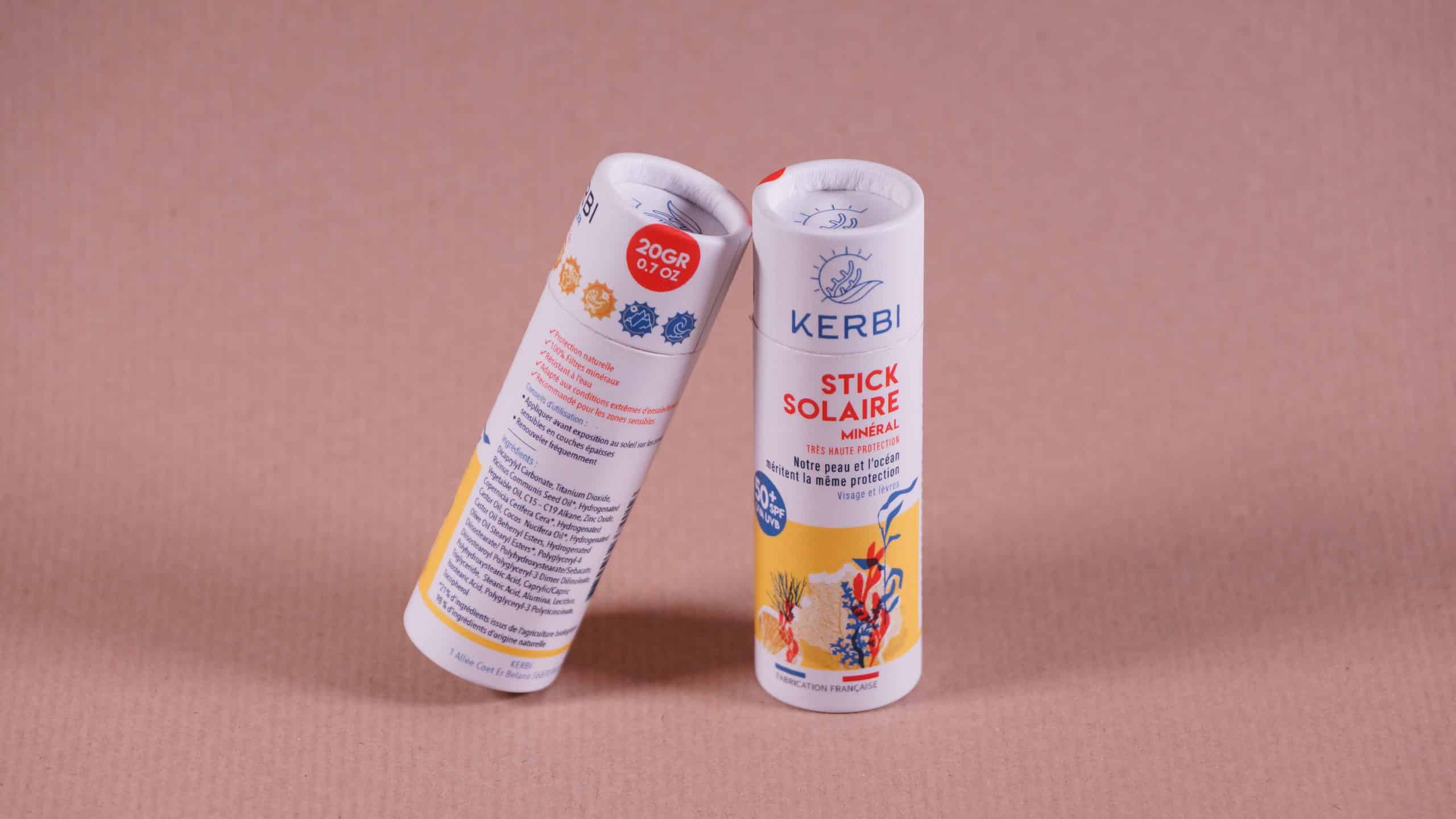 Crème solaire en stick éco-responsable écologique – SPF 50+ – Kerbi – Image 9