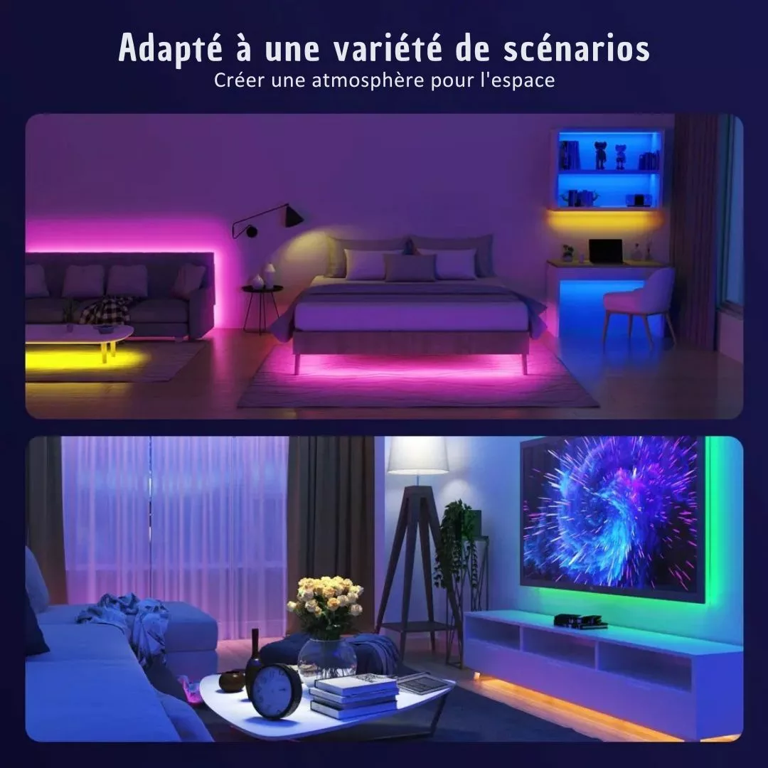 Tube led multicolore pour piste danse extérieure – Ambiance festive garantie en plein air – Éclairage étanche & design captivant – Image 3