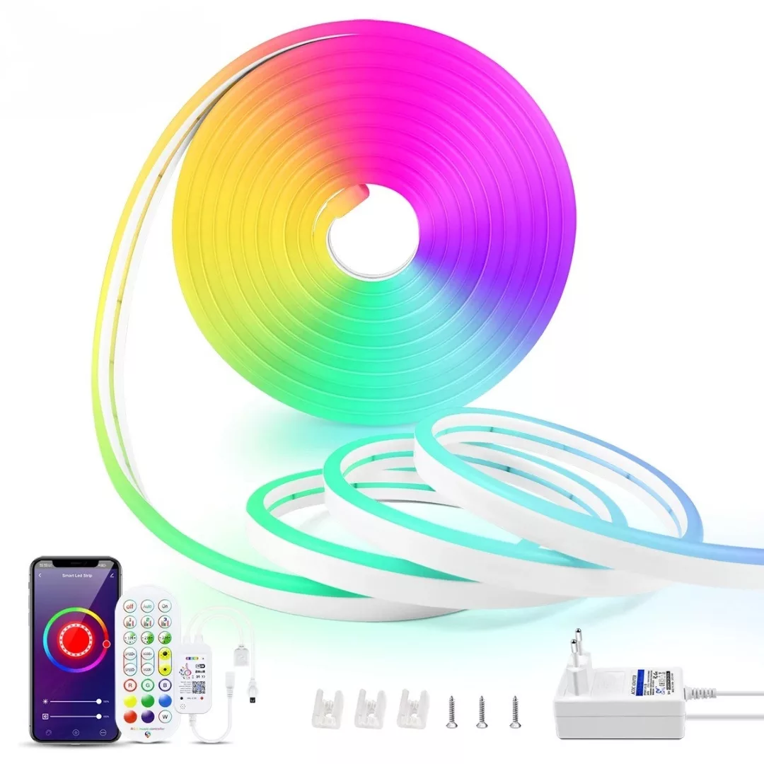 Tube lumineux led flexible extérieur soirée – Ambiance festive garantie – Résistant, étanche et ultra lumineux