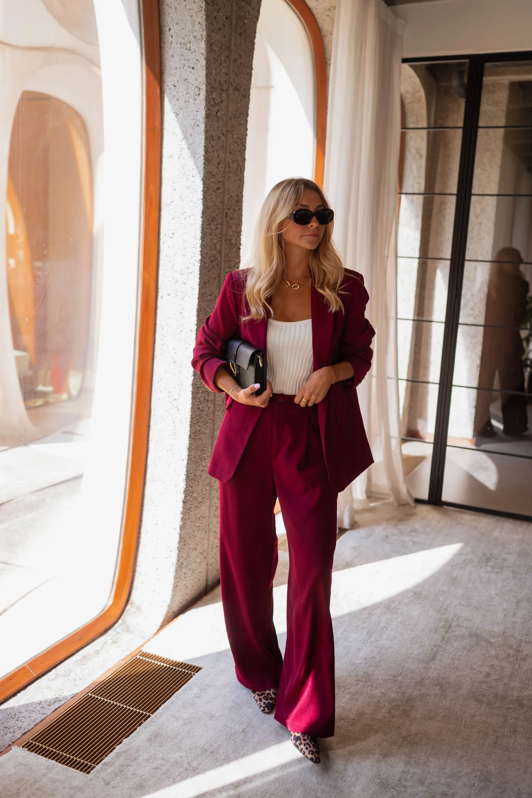 Blazer Wesley - bordeaux – Image 2
