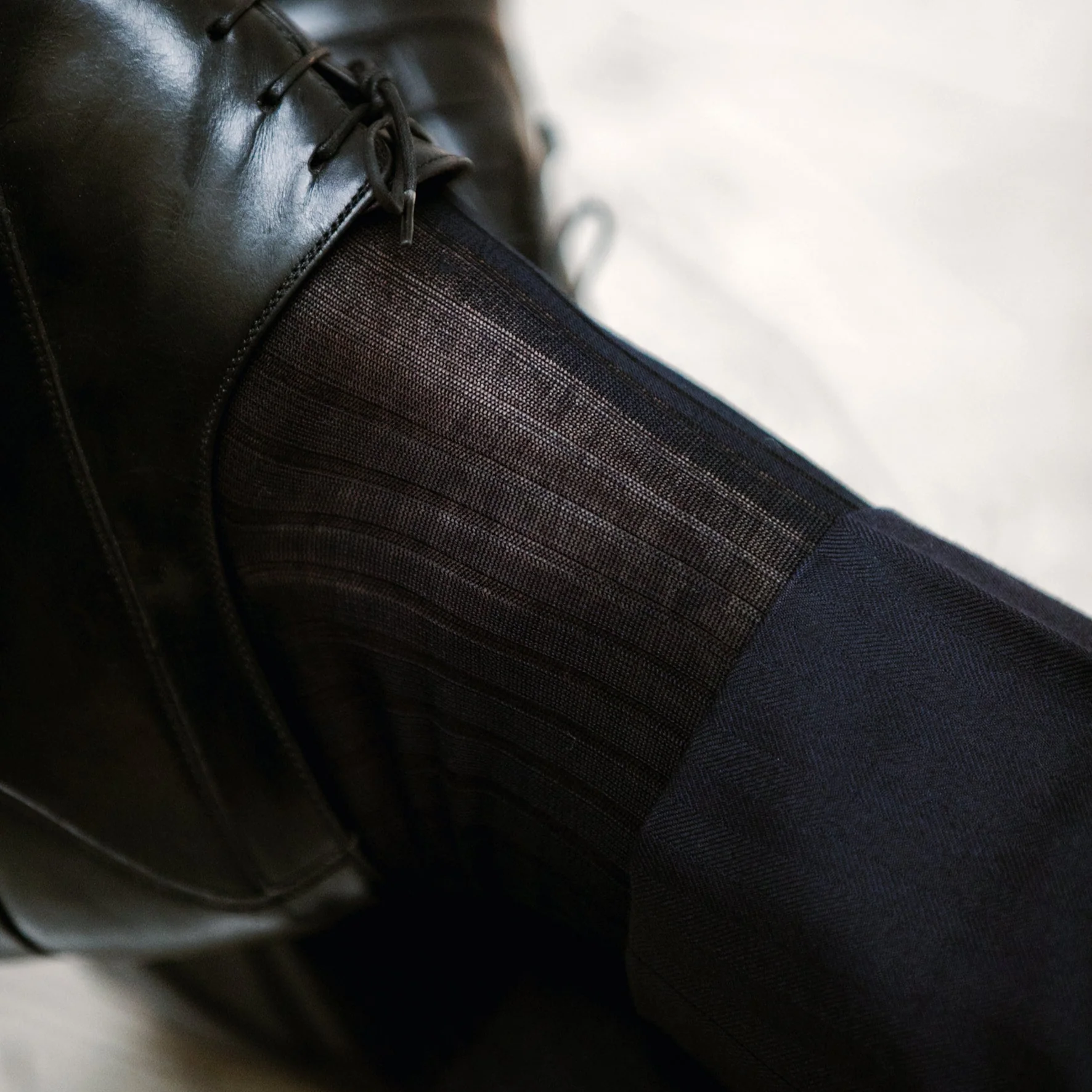 Bleu marine - Fil d'Écosse – Image 3