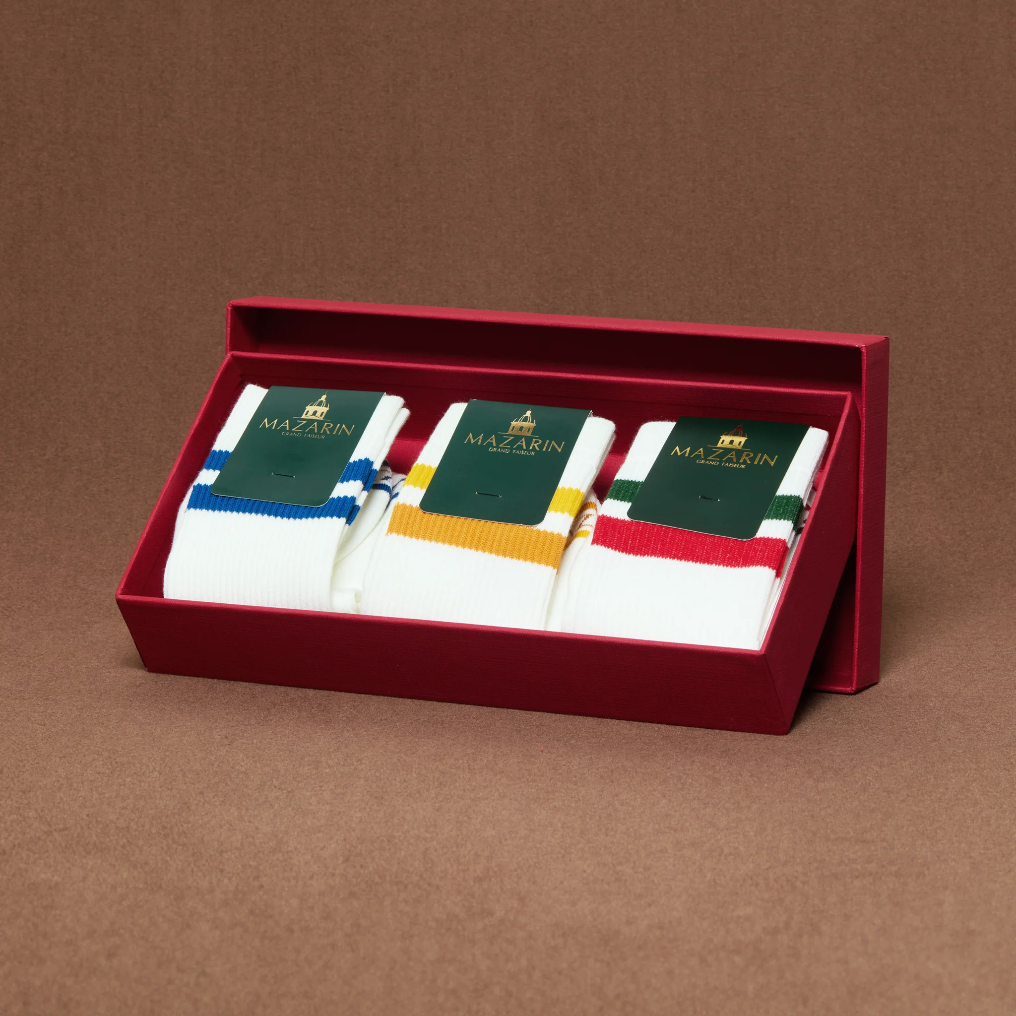 Coffret Tennis Vintage - Chaussettes mi-mollet