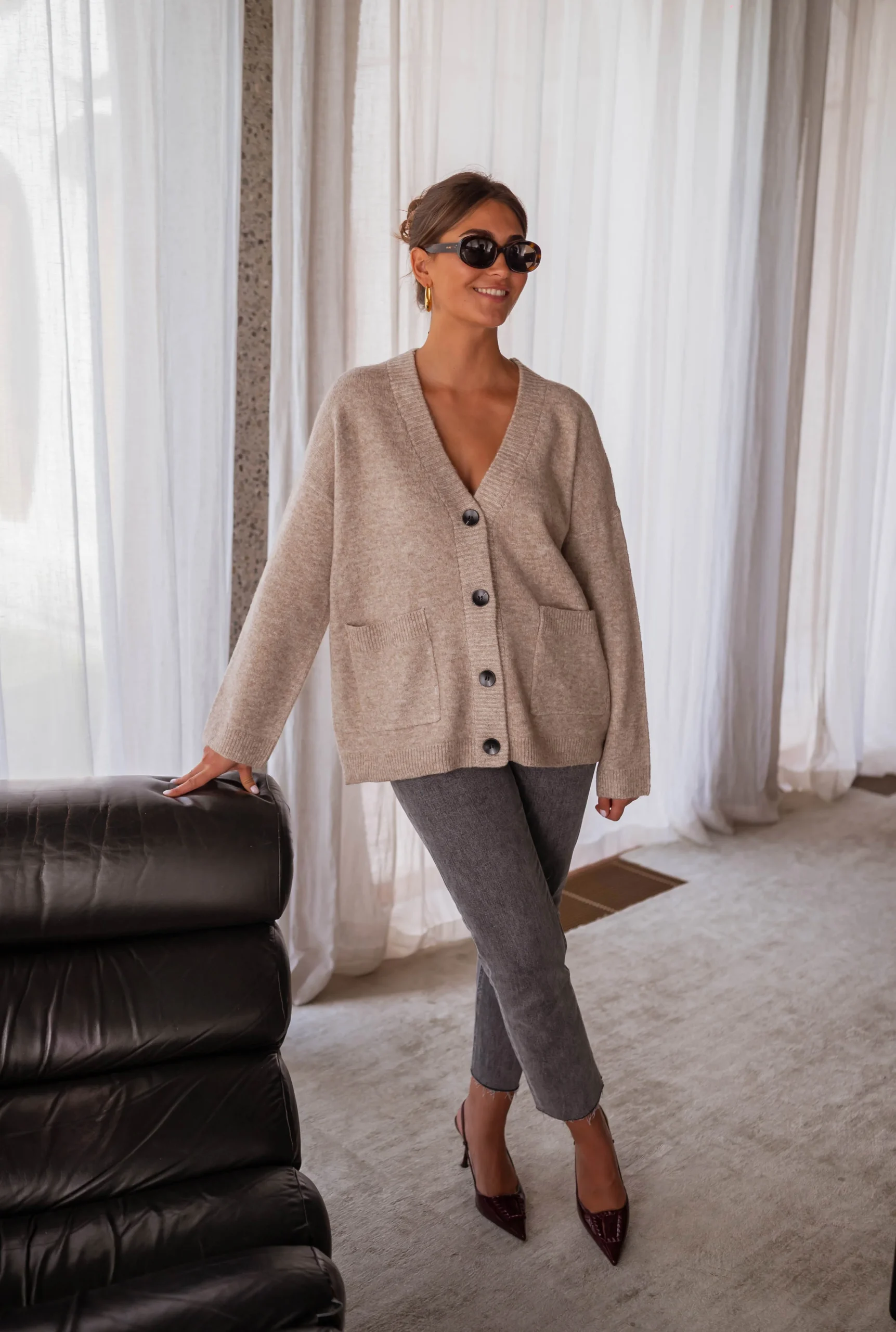 Gilet Marta - beige – Image 9