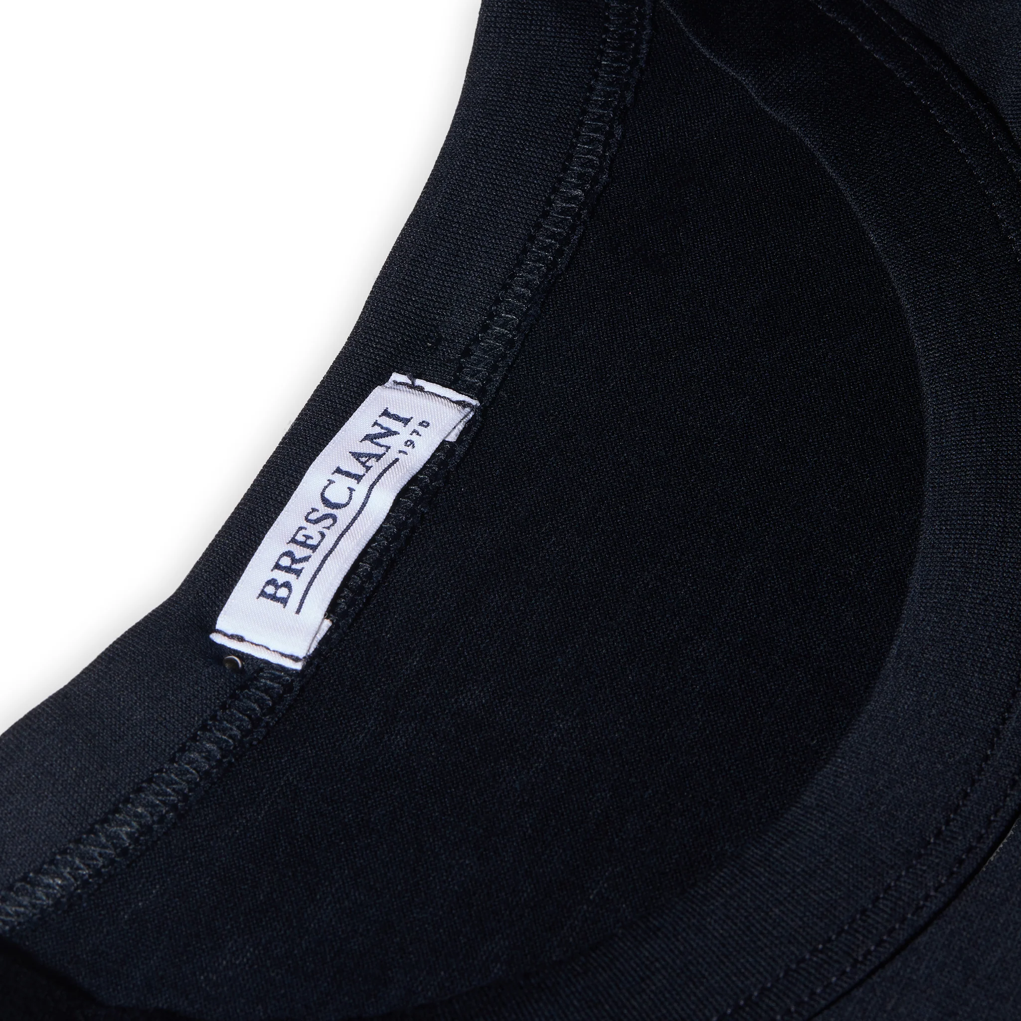T-shirt col rond - Bleu - Coton – Image 4