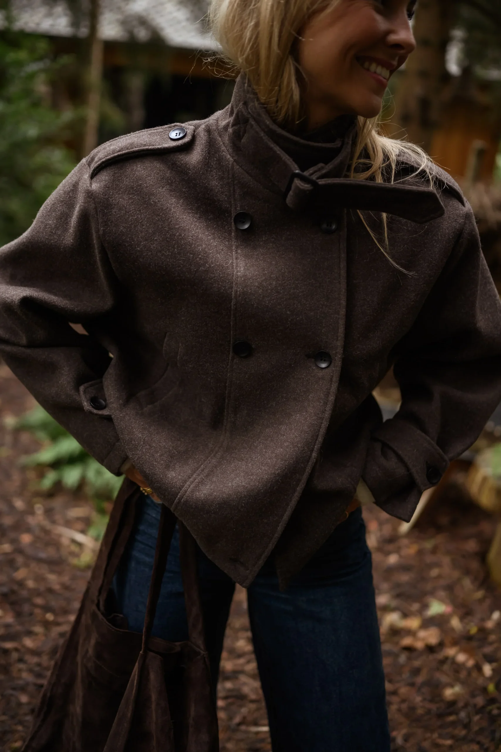 Manteau Orna - brun – Image 4