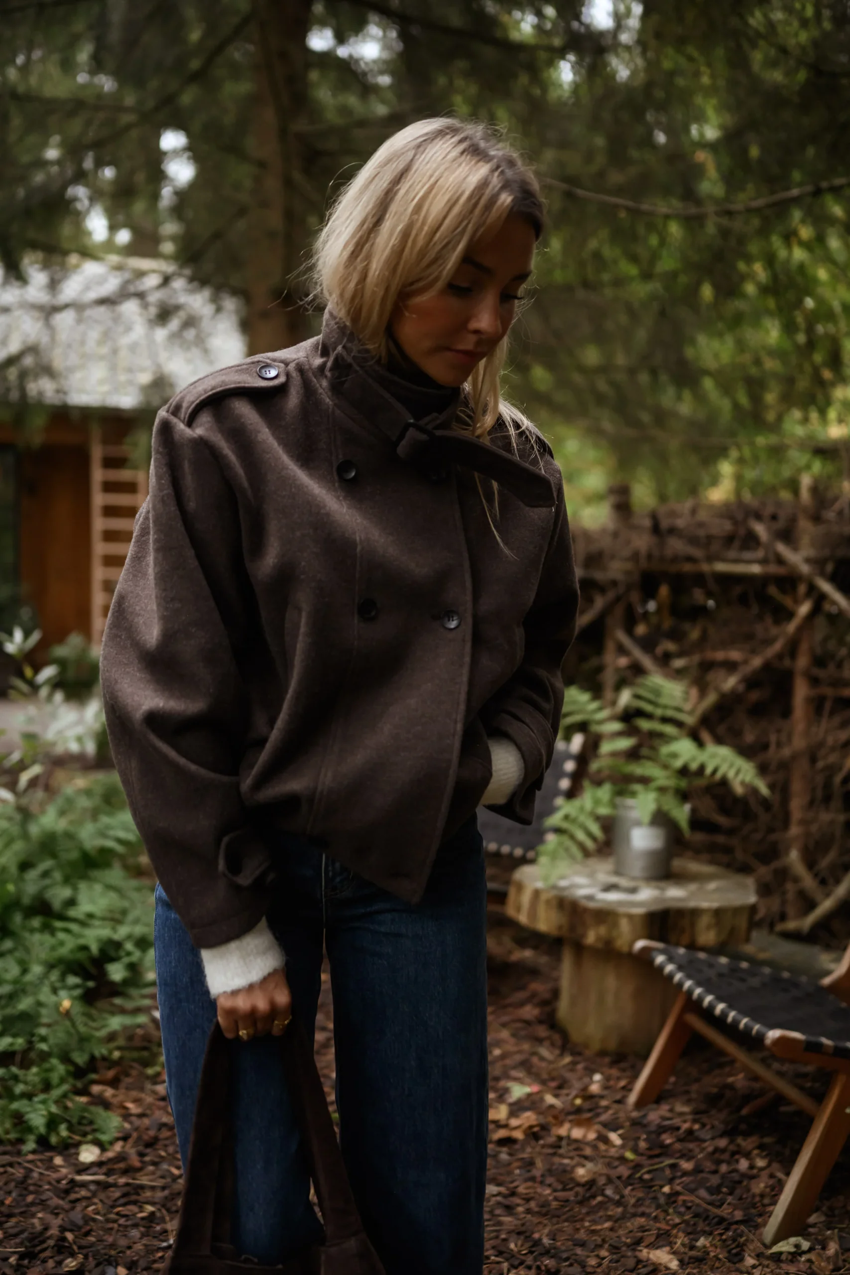 Manteau Orna - brun – Image 8