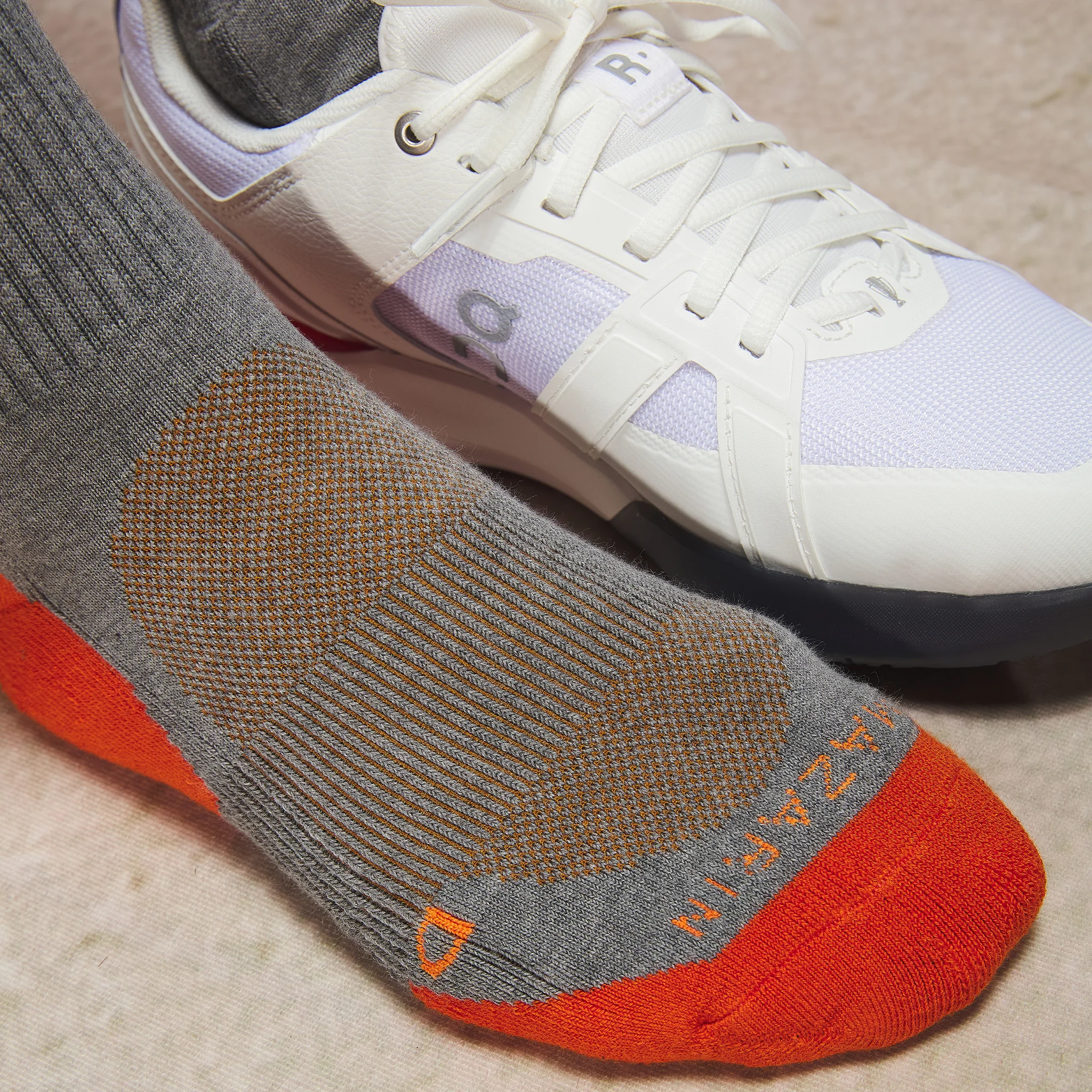 Gris & Orange - Coton – Image 3