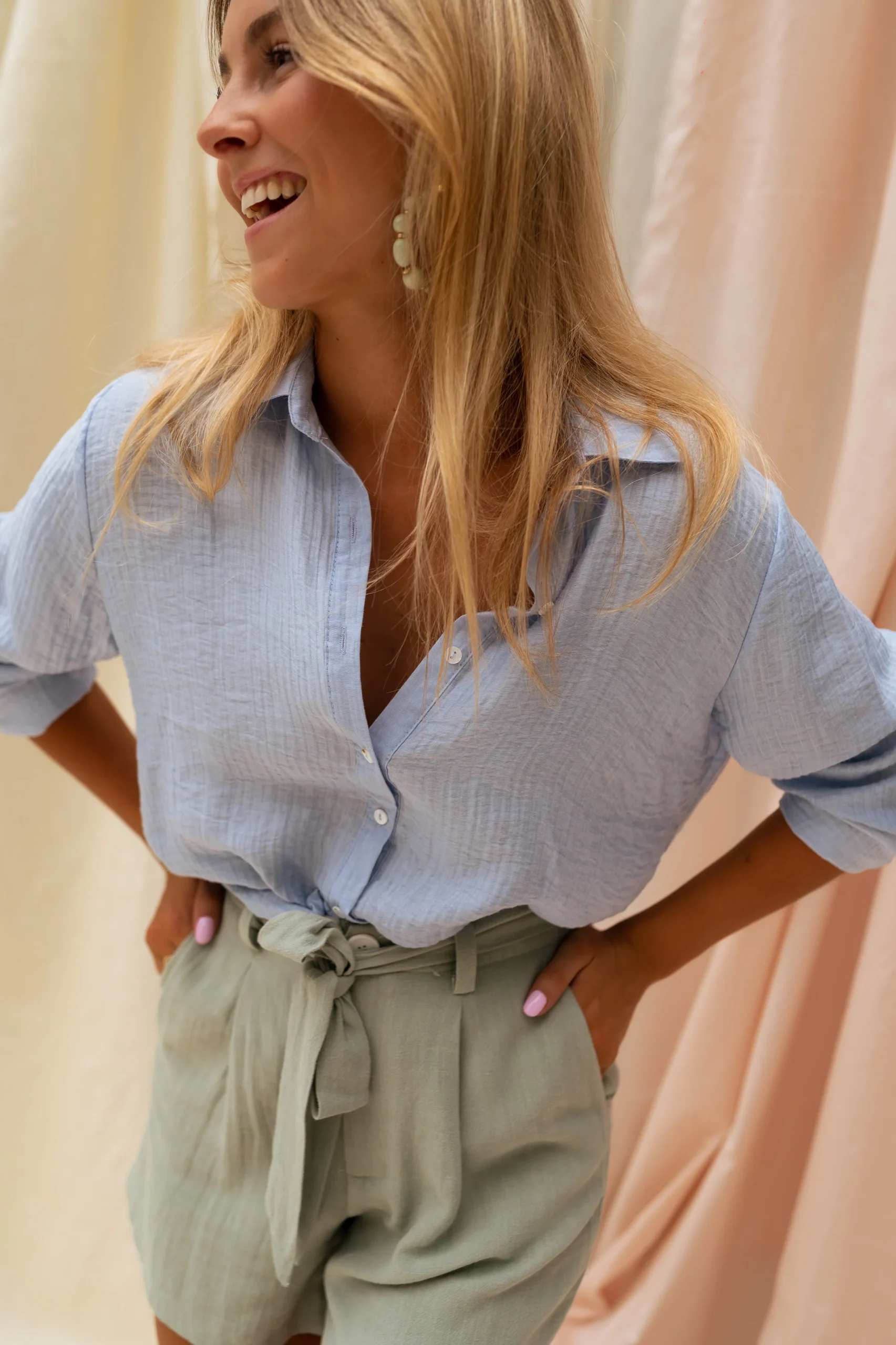 Chemise Dalo - bleue – Image 3